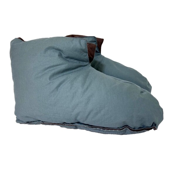Restoration Hardware Unisex Foot Duvets Slippers M/L Duck Down Shoes - Picture 1 of 10